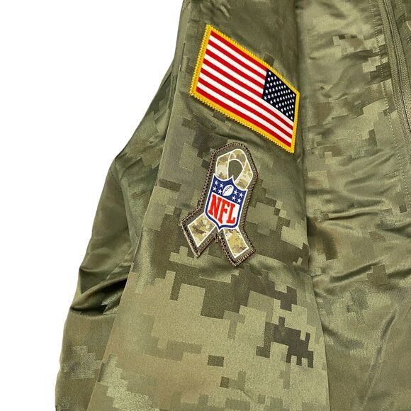 Minnesota Vikings Light Jacket BOYS XL Green Camo Nike NFL Football Sports - Picture 11 of 16